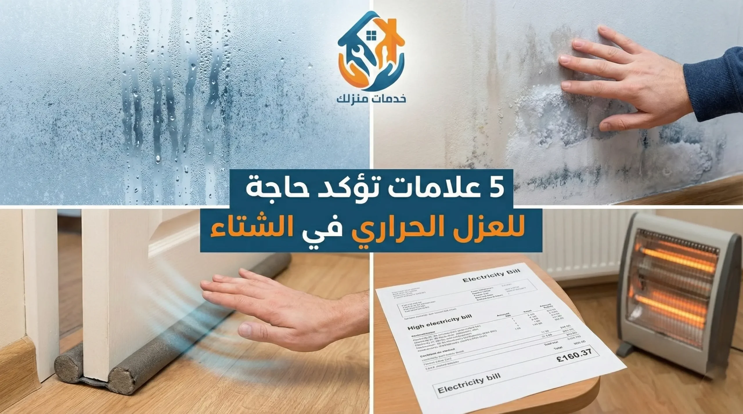 5 علامات تؤكد أن منزلك بحاجة ماسة لعزل حراري هذا الشتاء