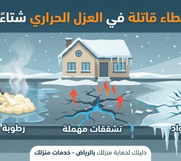 أخطاء شائعة عند تنفيذ العزل الحراري في الشتاء