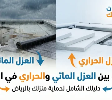 الفرق بين العزل الحراري والمائي في الشتاء