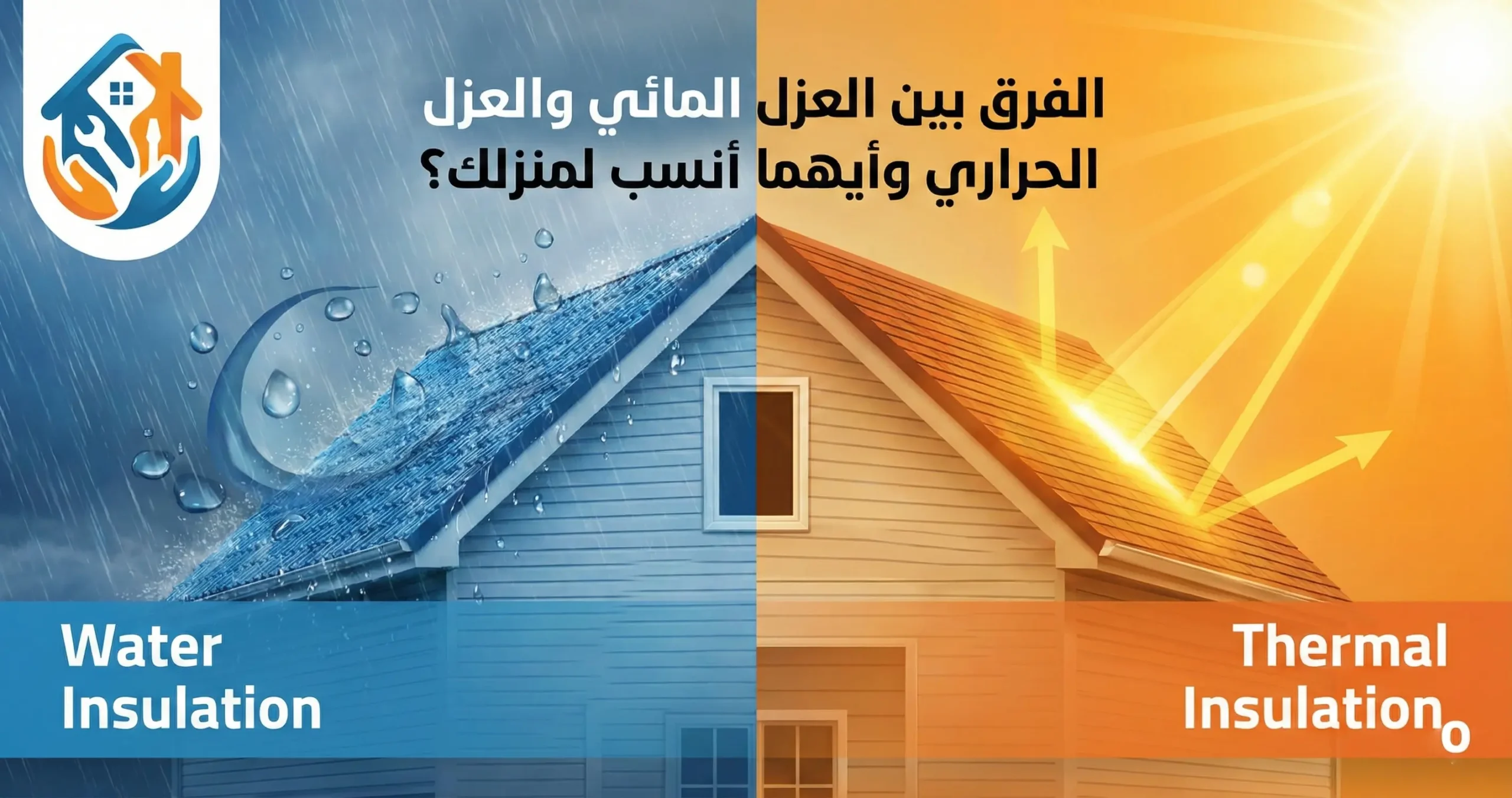 الفرق بين العزل المائي والعزل الحراري وأيهما أنسب لمنزلك؟