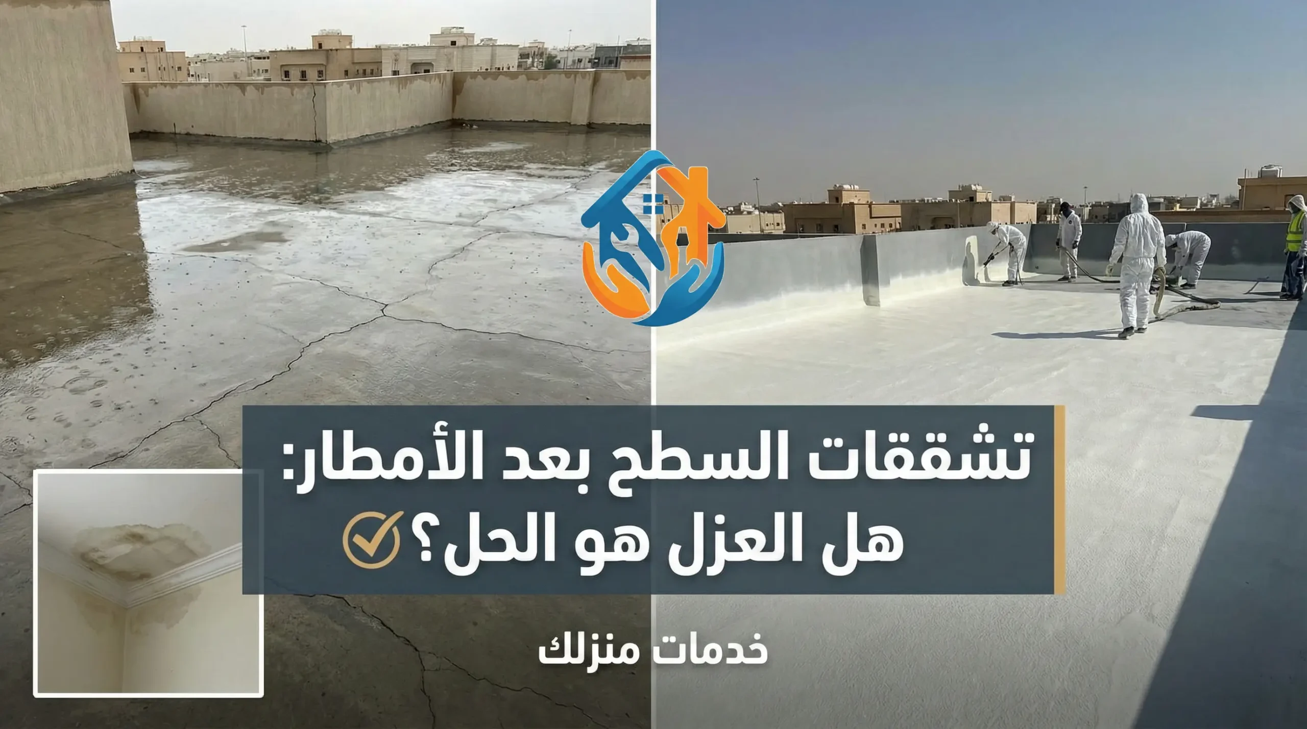 تشققات السطح بعد الأمطار: هل العزل هو الحل؟