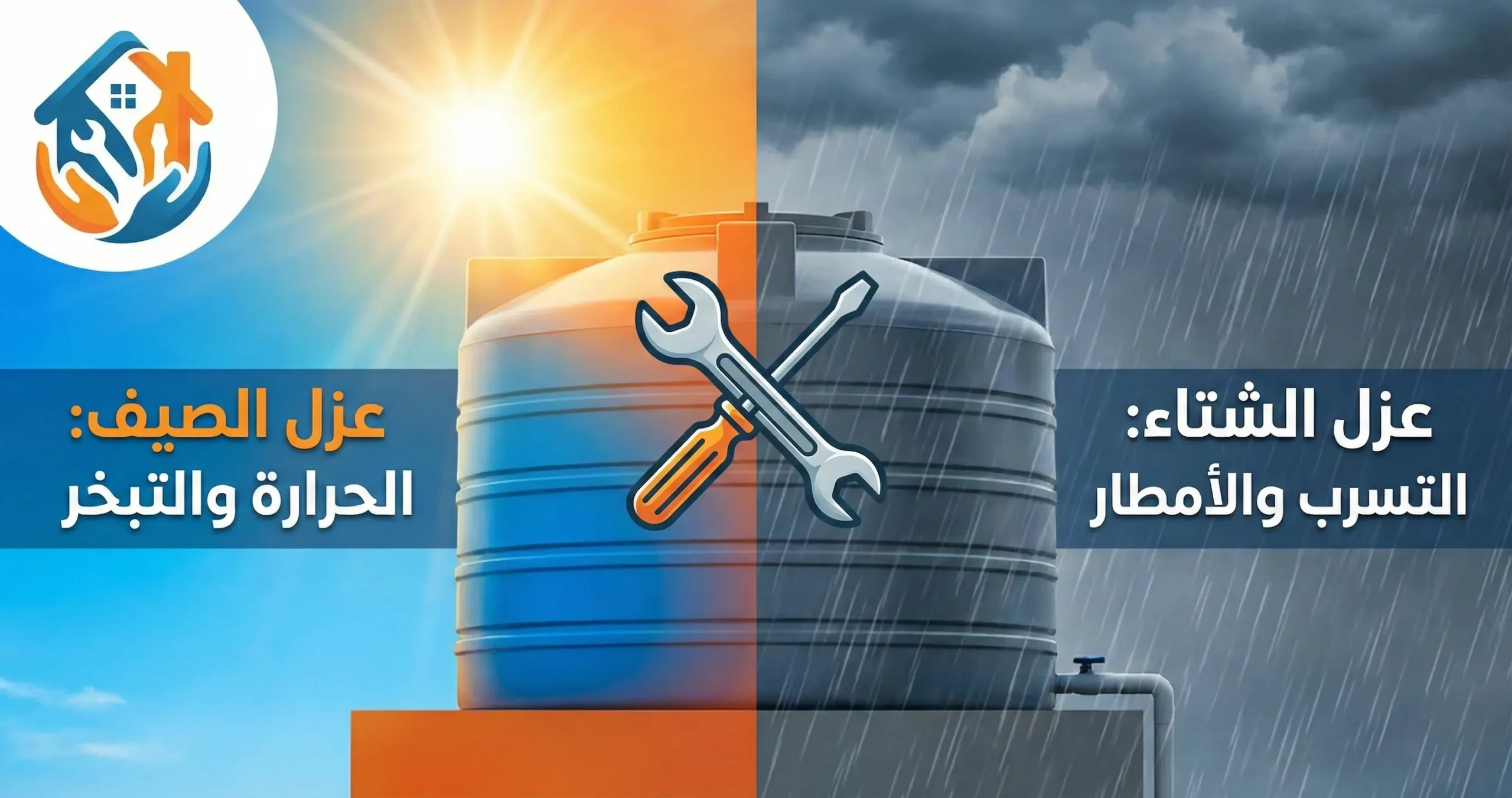 عزل الخزانات في الشتاء: هل يختلف عن الصيف؟