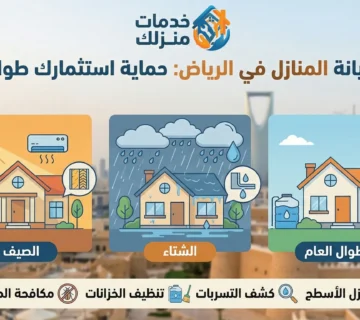 كيف تحافظ على منزلك في الرياض طوال العام؟ 1 360x320