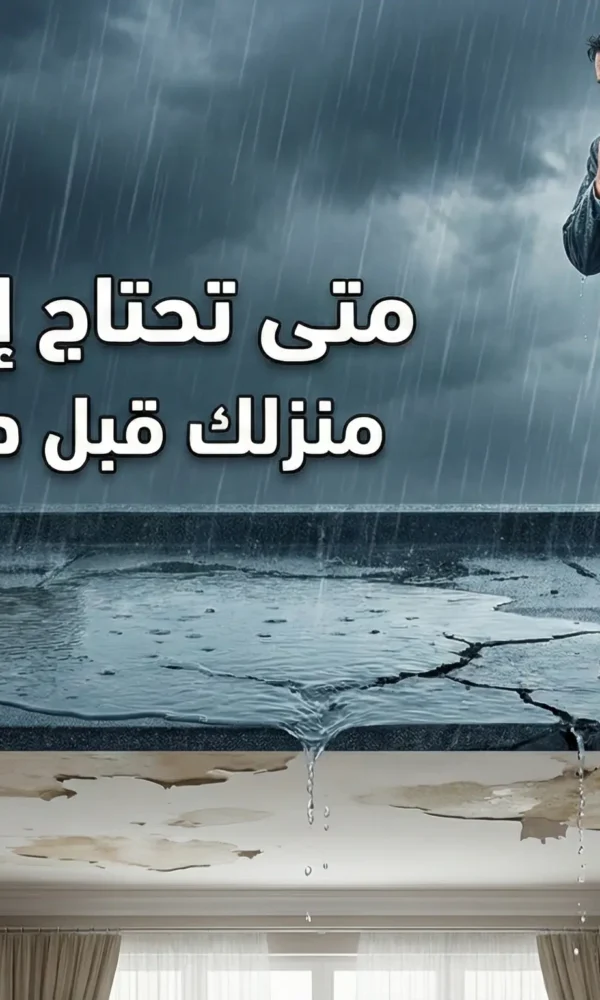 متى تحتاج إلى عزل سطح منزلك قبل دخول الشتاء؟