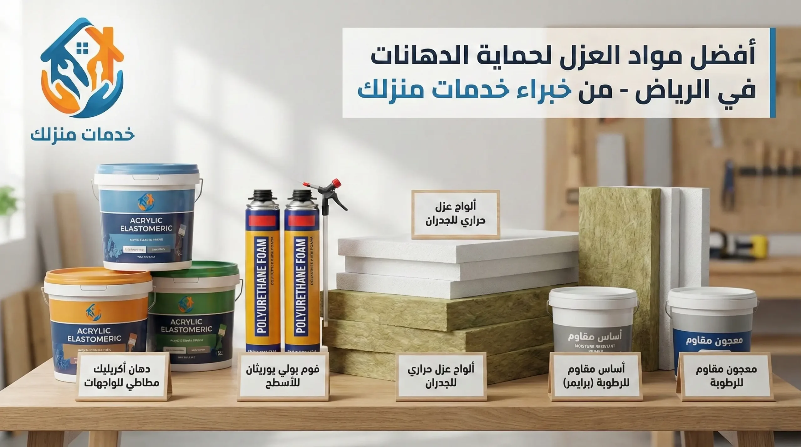 أفضل مواد العزل لحماية الدهانات في الرياض