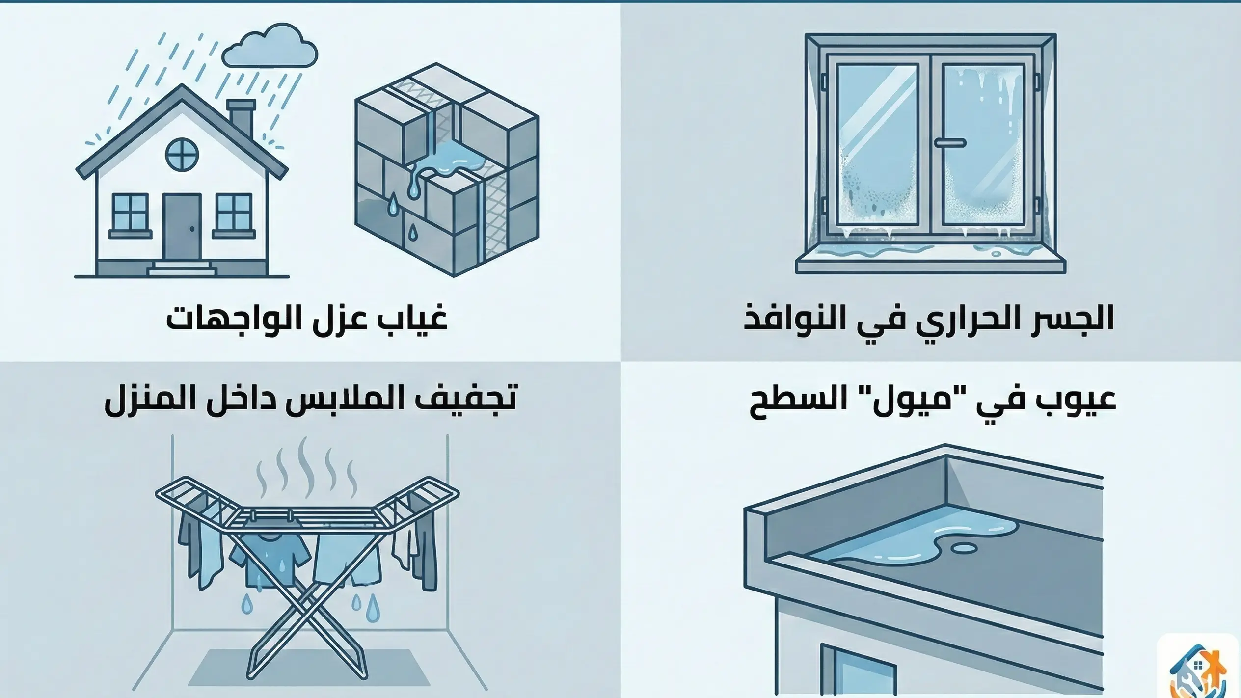 الأسباب "الخفية" لرطوبة الجدران في الشتاء