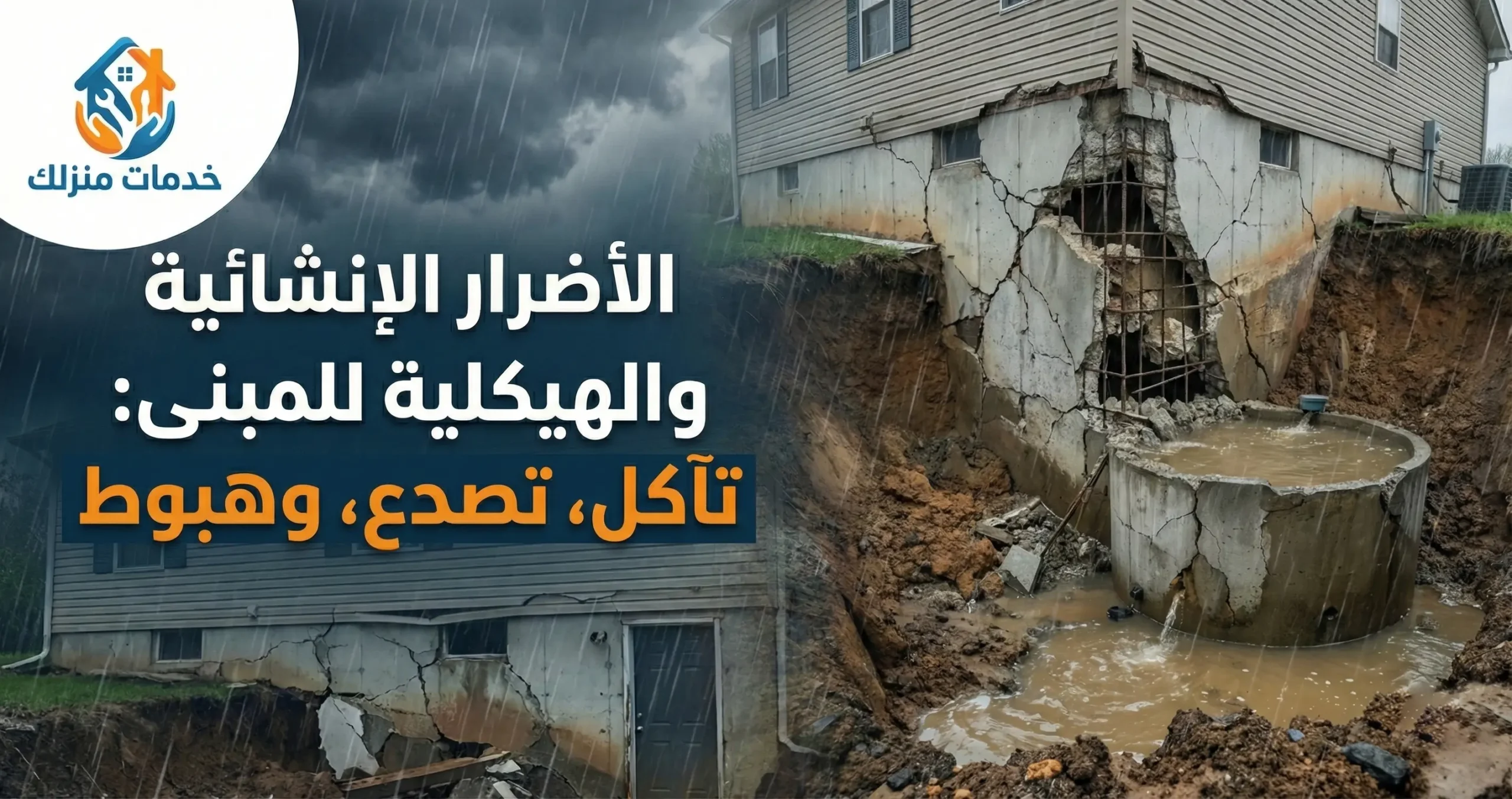 الأضرار الإنشائية والهيكلية للمبنى