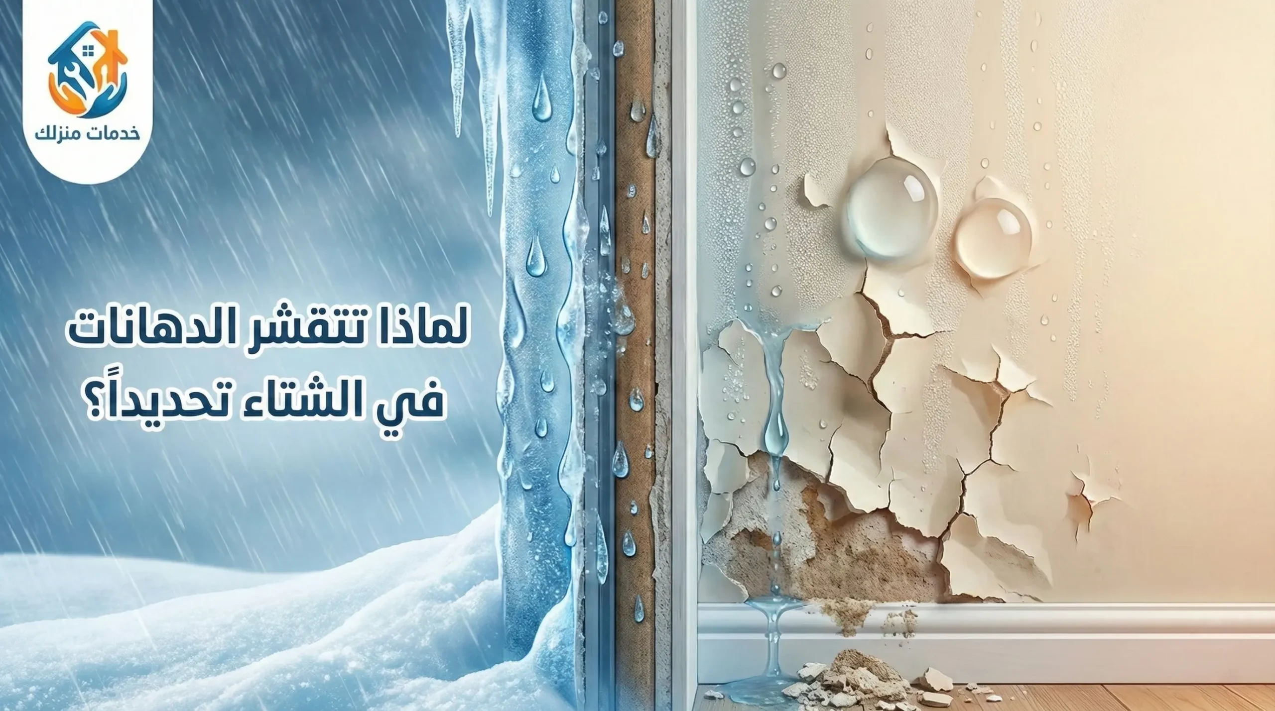 لماذا تتقشر الدهانات في شتاء الرياض تحديداً؟