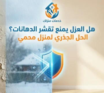 هل العزل يمنع تقشر الدهانات في الشتاء؟