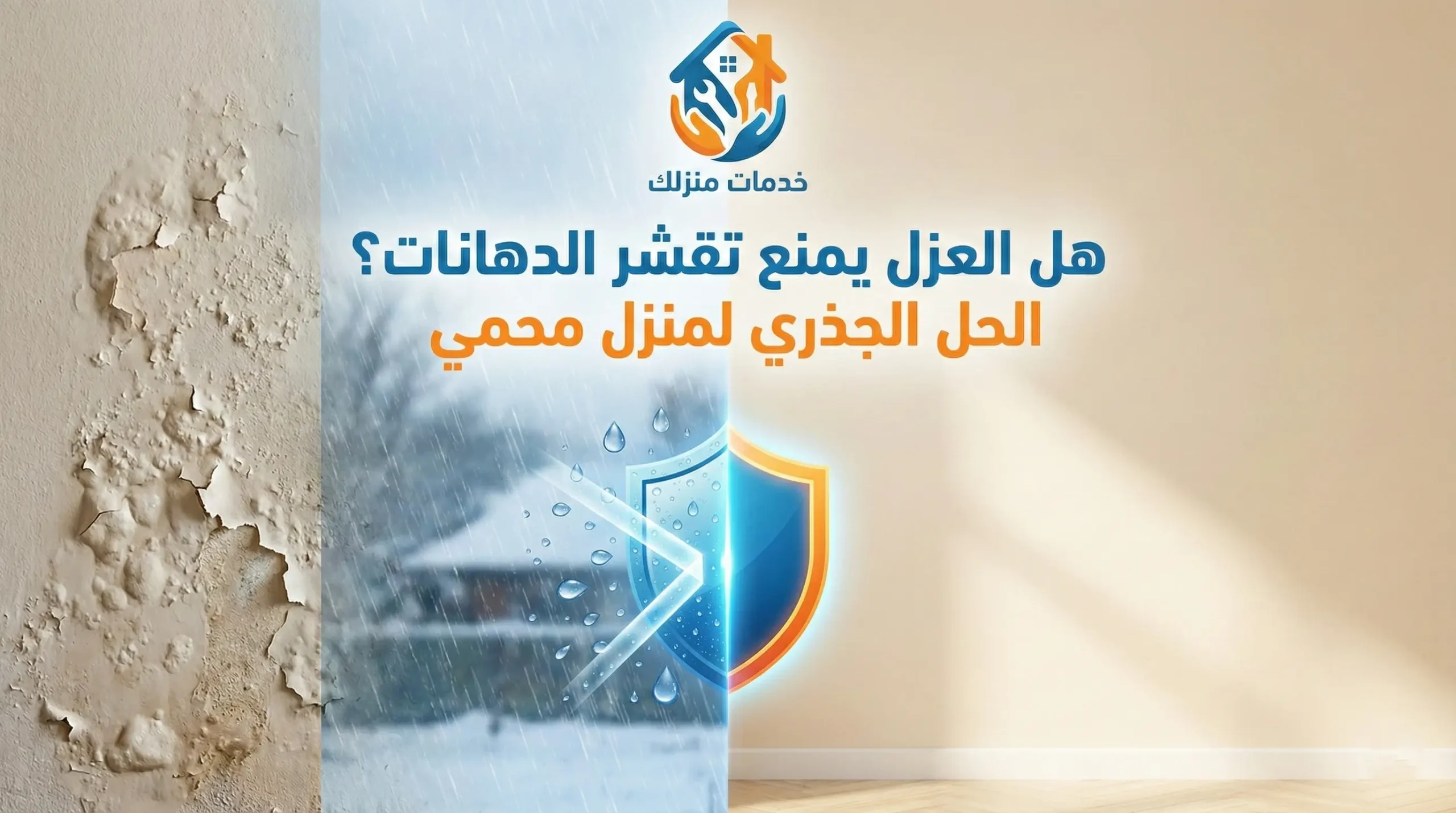 هل العزل يمنع تقشر الدهانات في الشتاء؟