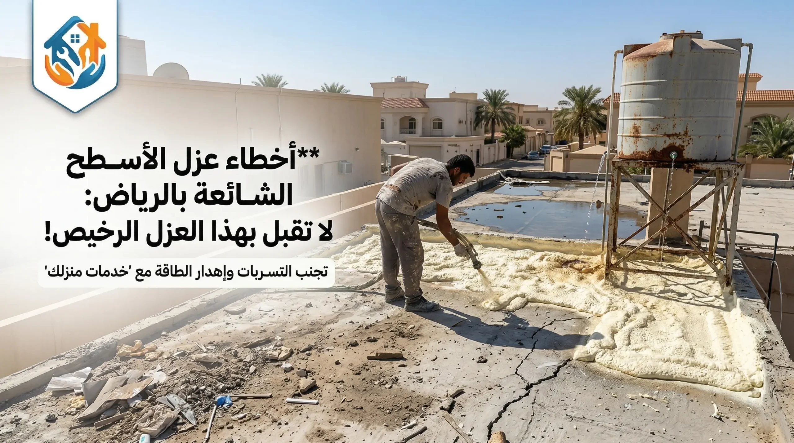 أخطاء شائعة يجب تجنبها عند عزل الأسطح بالرياض