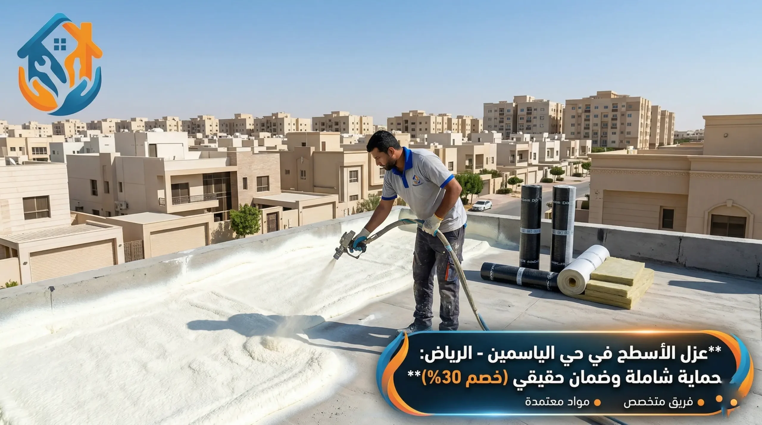 أفضل شركة عزل اسطح في حي الياسمين بالرياض