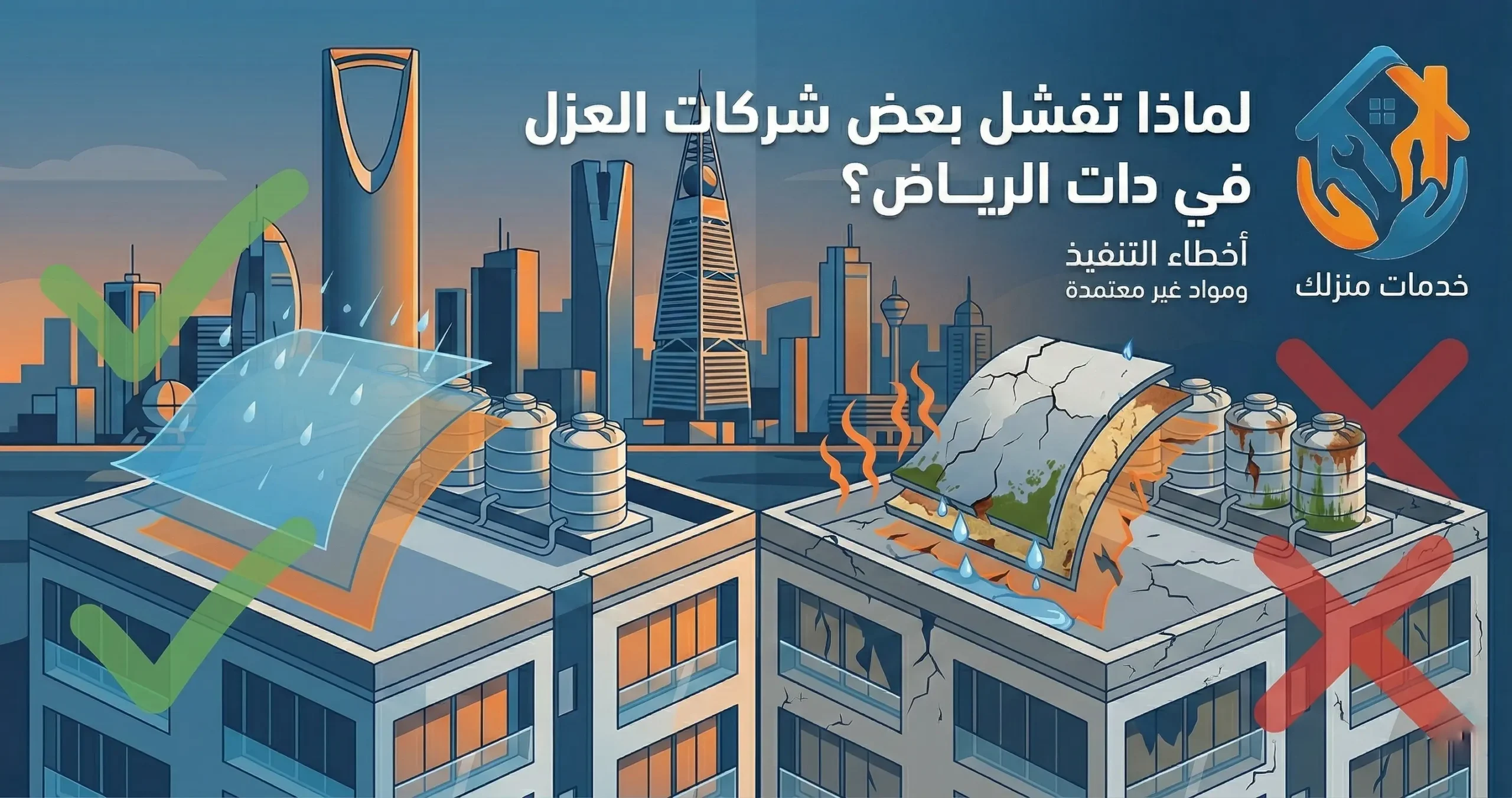 لماذا تفشل بعض شركات العزل في الرياض؟