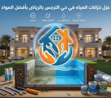 أفضل شركة عزل خزانات المياه في حي النرجس بالرياض