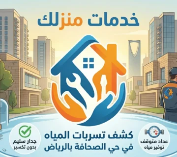 شركة كشف تسربات المياه في حي الصحافة بالرياض
