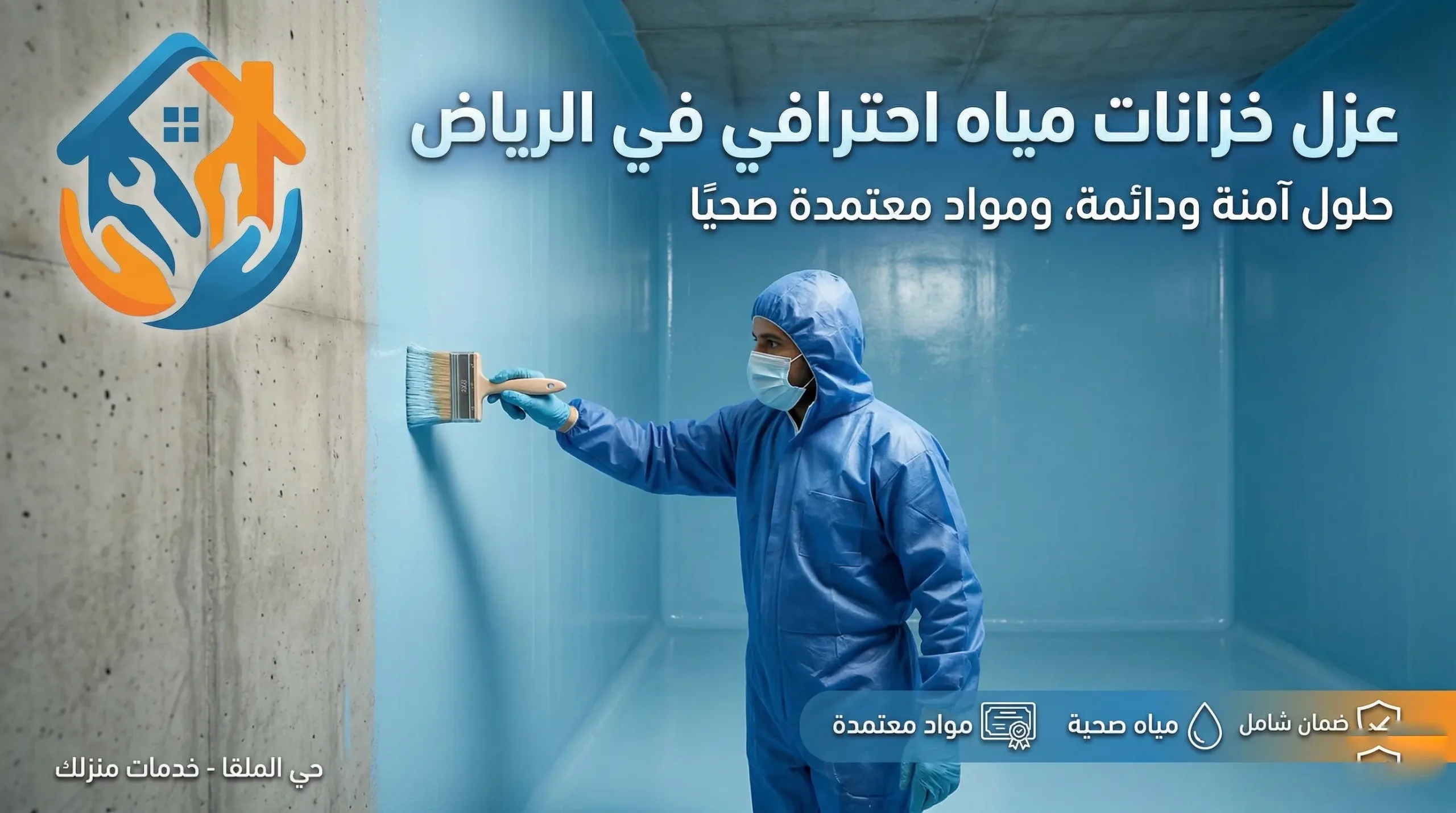 عزل خزانات احترافي في حي الملقا بالرياض